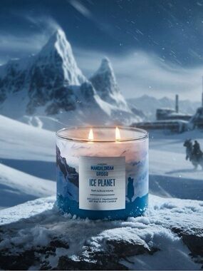 Limited Edition Bath & Body Works x Star Wars Ice Planet 3-Wick Candle